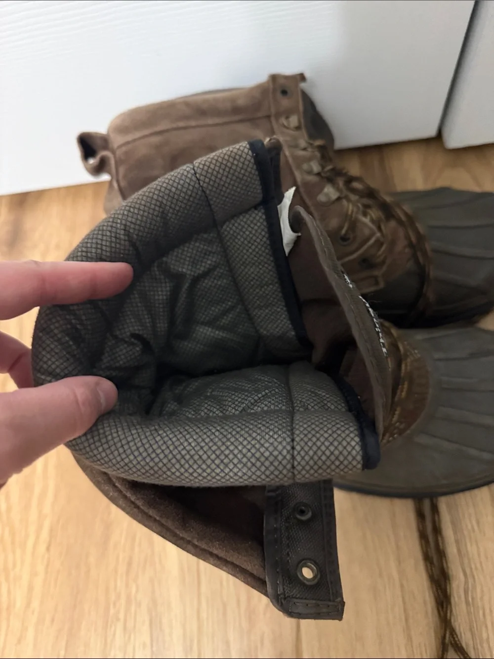 3M Thinsulate Brown & Dark Green Men's Insulated Duck Boots